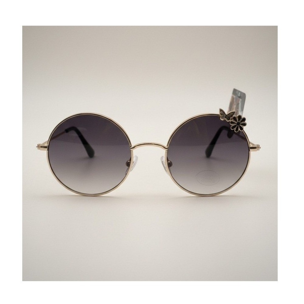 Brand‎ Star S2 Wrap-Around Sunglasses – Black with Silver Star Detail – NWT